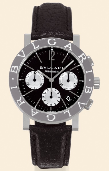 Bulgari, Automatic.Ref. BB 38 SL CH/L7094..Made in the late 1990s..Fine, self-winding, stainless steel gentleman