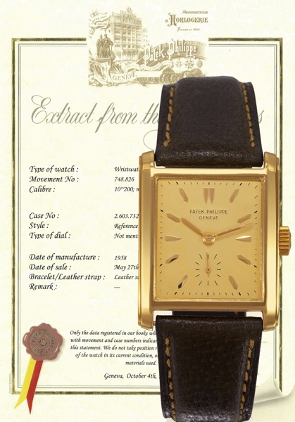 Yellow Gold Ref. 2530/1.Patek Philippe Cie, Gen