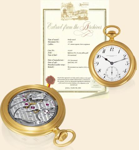 Large Minute Repeater.Patek Philippe Cie, Gen