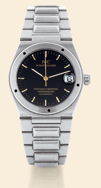 Stainless Steel.Ingenieur.International Watch Co..Schaffhausen, Ingenieur, Officially.Certified Chronometer, Automatic, Ref..3521. Made in the 1990s..Fine, tonneau-shaped, center seconds.self-winding, water-resistant, antimagnetic.stainless steel gentlema