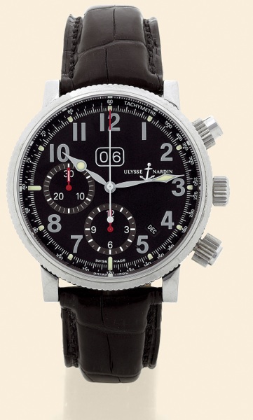Stainless Steel.Marine Chronograph.Ulysse Nardin.Le Locle Gen