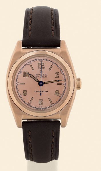 Pink Chronometer.Rolex, Oyster, Chronom