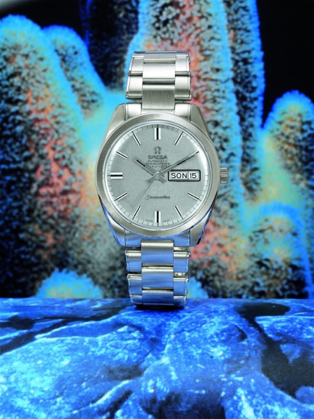 WHITE GOLD SEAMASTER.Omega, Seamaster, Automatic, Chronometer Officially Certified, No. 27281981.Ref. BC 168.0023. Made in 1968..Exceptionally rare and very fine, center-seconds, self-winding, water-resistant, 18K.white gold gentleman's wristwatch with da