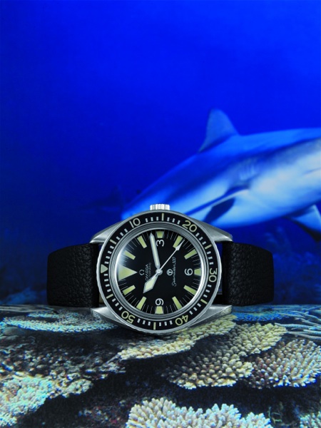 S.A.S. SEAMASTER 300 Omega, Seamaster 300 Automatic, No. 27491751, Ref. CK 14755-61. Delivered.on March 25, 1970, to the British Special Air Service..Fine, center seconds, self-winding, water-resistant, military diver`s wristwatch with.a revolving black b