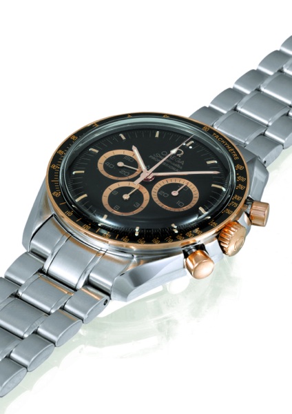 APOLLO 15 _ SCOTTWORDEN IRWIN Omega, Speedmaster Professional, No. 1, movement No. 77164346, Ref. DG.345.0300. Made in a limited edition of 1971 examples in 2006 to commemorate the.35th anniversary of the Apollo 15th mission to the moon..Fine and rare, as