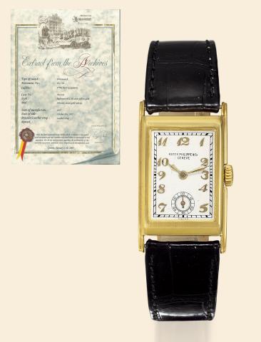 Yellow Gold Art Deco.Patek Philippe Co., Gen
