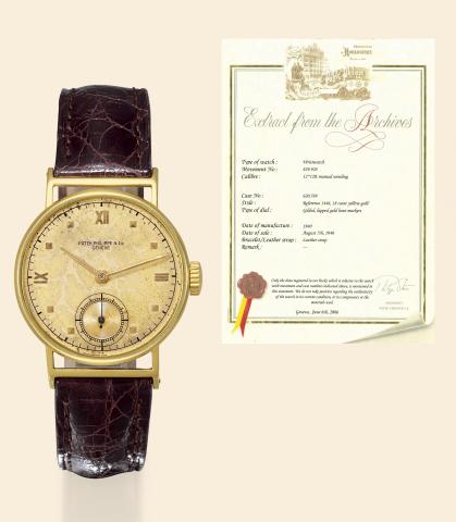 Yellow Gold Ref. 1446.Patek Philippe Co., Gen