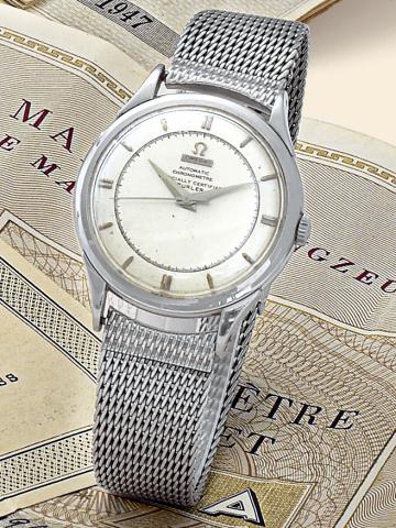 Chronometer.Omega, Officially Certified Chronometer, Ref. 2517-2. Made circa 1950. Retailed by T