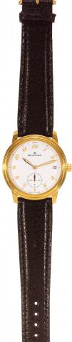 Yellow Gold Series 2000.Blancpain, Series 2000, No..112, Ref. 1161/1418. Made.circa 1995, sold on December 1996..Fine, self-winding, 18K yellow gold wristwatch.with date and an 18K yellow gold.Blancpain buckle. Accompanied by box and.certificate.