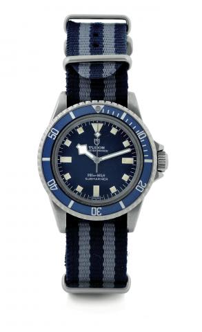 Ref. 9401, Marine Nationale.Tudor, Oyster Prince Submariner, 200m/ 660ft, Ref. 9401/0, case made by Rolex, Geneva. Made in.the late 1970s..Fine, center seconds, self-winding, water resistant to 200 m, stainless steel diver