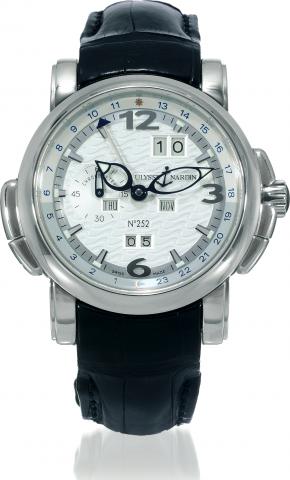 Platinum Perpetual Calendar GMT.Ulysse Nardin, Locle Gen