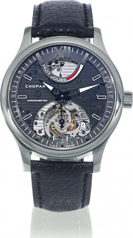 L.U.C. Tourbillon Limited Edition.Chopard, L.U.C. Tourbillon Chronometer Huit Jours.No. 32/100, movement No. 105595, case No. 1327688, Ref..16/8502. Made in a limited edition of 100 pieces in titanium.circa 2006..Extremely fine and very rare, 8-day going,