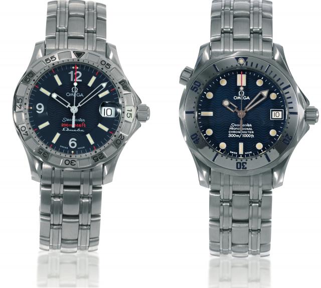 A lot of 2 Omega watches.To be sold without reserve