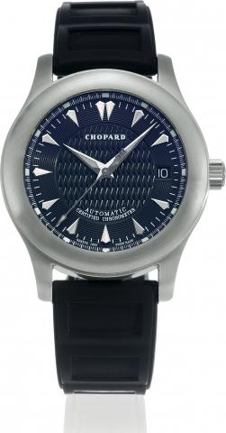 L.U.C. 2000 - Sport.Certified Chronometer.Chopard, Automatic Certified Chronometer.No. 0813, movement No. 4001971.case No. 710601, Ref. 16/2000. Made in.an edition of 2000, circa 1997..Fine, center-seconds, self-winding, waterresistant.stainless steel chr