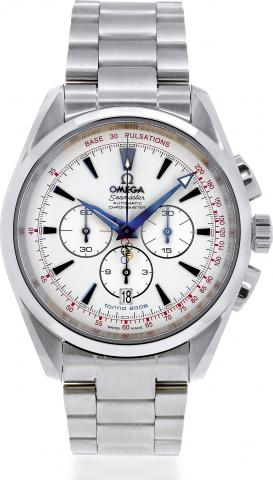Torino Olympic Broad Arrow Seamaster.Omega, Official Timekeeper of the XXth Winter Olympic Games _ 2006, Torino, Italy - Limited Edition, No. 122/206.Chronometer, Automatic, case No. 78107605, Ref. 2515.30.00. Made in a limited edition of 206 pieces for t