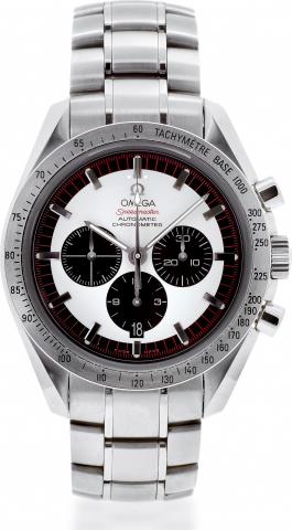 Omega, Speedmaster Automatic Chronometer, No. 5029/ 6000, Ref. ST 178.0031. Made in a limited edition.of 6000 pieces to celebrate Michael Schumacher