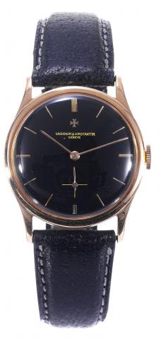 Vacheron Constantin, Geneve, movement No. 500687, case No. 337373, Ref. 4073. Made in the 1960s..Very fine and rare, elegant, 18K pink gold wristwatch with an 18K yellow gold Vacheron Constantin buckle.