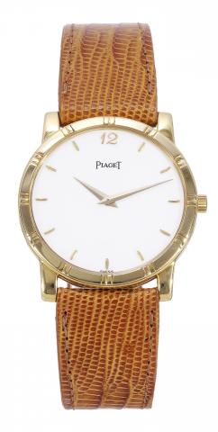 Piaget, movement No. 8900063.case No. 526064, Ref. 94023..Made in the 1990s..Fine, 18K yellow gold wristwatch with an.18K yellow gold Piaget buckle.