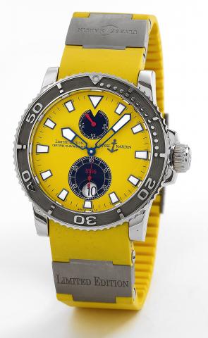 Marine Chronometer Limited Edition.Ulysse Nardin, Retailed by East Coast Jewelry, Marine.Chronometer 1846, Officially Certified Chronometer, No..29/199, Ref. 263-35. Made in a limited edition of 199 pieces to.commemorate the 20th Anniversary of East Coast