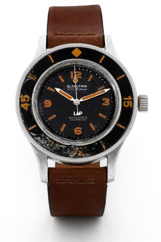 Blancpain, LIP, Fifty Fathoms, Rotomatic Incabloc, Ref..1573. Made in the 1950