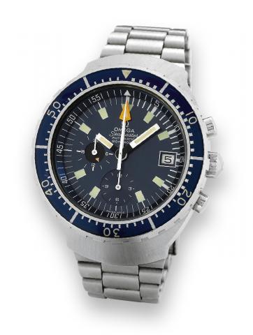 Big Blue Seamaster 120.Omega, Seamaster, Automatic, 120m/400ft.No. 34254045, Ref. 176.004. Made circa 1974..Very fine, self-winding, water-resistant, stainless steel diver
