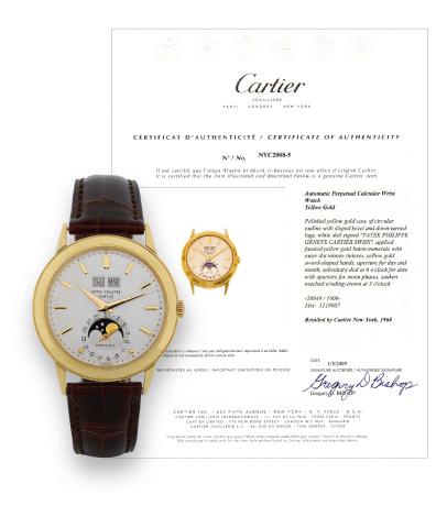 Ref. 3448, Retailed by Cartier.Patek Philippe, Gen