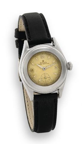 Ref. 3794 Life Saver.Rolex Oyster Perpetual, Chronometer, Ref. 3794..Made in the 1930s..Fine and very rare, self-winding, water-resistant, stainless steel.midsized wristwatch.