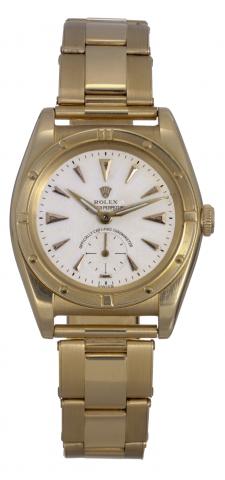 Bubble Back.Rolex Oyster Perpetual, Officially Certified Chronom