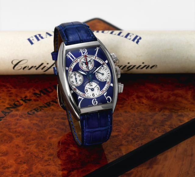 White Gold Chrono Banker.Franck Muller, Gen