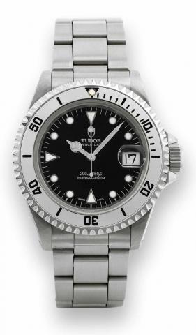 Ref. 79190 Submariner.Tudor Prince Date Submariner, 200m/660ft, Ref..79190, case made by Rolex, Geneva. Made in the 1990's..Fine, center seconds, self-winding, water resistant to 200 m..stainless steel diver's wristwatch with date and a stainless steel.Tu