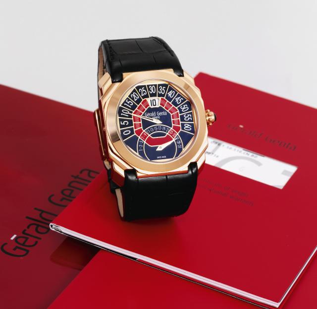 Pink Gold Octo Biretro.G_rald Genta, Gen