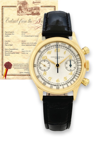 Ref. 1463.Breguet Numerals.Patek Philippe, Gen