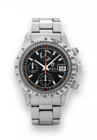 Tudor Ref. 94300 Chrono Time Auto.Tudor, Oyster-Date, Automatic - Chrono Time, Ref..94300, case made by Rolex, Geneva. Made in the 1990's..Fine, self-winding, water resistant to 100 meters, stainless.steel wristwatch with round button chronograph, registe