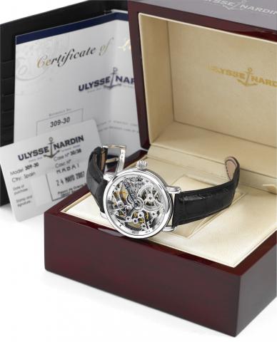 Ulysse Nardin Platinum Skeletonized.Ulysse Nardin, Locle Gen