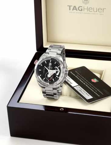 Tag Heuer Steel Grand Carrera Caliber 36.Tag Heuer, Swiss, Grand Carrera, Automatic, Officially.Certified Chronometer, Chronograph, No. 276210, Ref. CAV.5115. Made in 2008..Fine, self-winding, water-resistant, stainless steel wristwatch.with square button