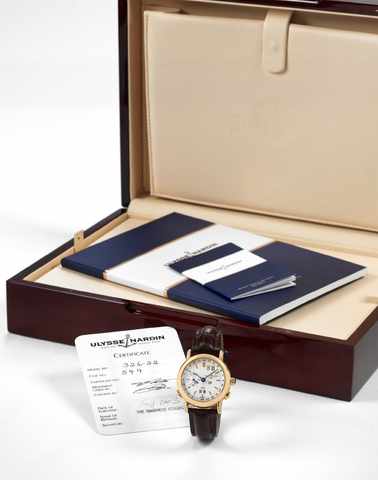 Ulysse Nardin Yellow Gold.Perpetual Calendar - GMT.Ulysse Nardin, Locle Gen