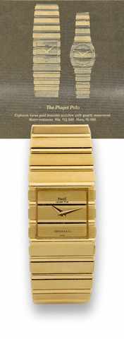 Piaget - Yellow Gold - Polo _ Quartz _.Retailed by Tiffany Co..Piaget, Polo, case No. 399372, Ref. 7131C701. Made in the.1990