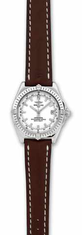 Breitling steel Chronometer.Breitling, Chronometer, Officially Certified, Automatic.100 m / 330 ft, No. 721020, Ref. A10350. Made circa.2006..Fine, center seconds, self-winding, water-resistant.stainless steel wristwatch with date and a stainless steel.Br