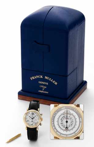 FRANCK MULLER PERPETUAL CALENDAR DOUBLE-DIAL CHRONOGRAPH NUMBER 02.Franck Muller, Gen