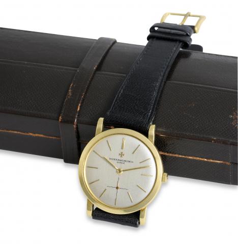 Vacheron Constantin Ref. 4667.Yellow Gold.Vacheron Constantin, Geneve, movement No. 533139, case.No. 363157, Ref. 4667. Made circa 1953..Very fine and rare, thin, 18K yellow gold wristwatch..Accompanied by a fitted box.