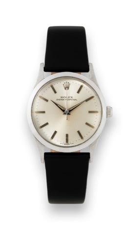 Rolex Ref. 6532.Rolex Oyster Perpetual, case No. 363290, Ref. 6532. Made in 1958..Fine and rare, center seconds, self-winding, water-resistant, stainless steel wristwatch.