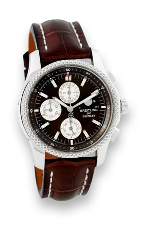 Breitling for Bentle y Mark VI Compl..19 Special Edition.Breitling for Bentley, Mark VI Automatic Certified.Chronometer Special Edition, No. 2282637, Ref. P19362..Made in 2009, sold on November 15, 2009..Fine, stainless steel and platinum, self-winding, w
