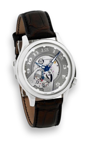 Chopard L.U.C. Tech Twist Limited Edition.Chopard, Limited Edition, No. 22/250, case No. 1319748.Ref. 168490. Made in a limited edition of 250 pieces.circa 2005..Very fine, self-winding, water-resistant, stainless steel.chronometer wristwatch with date an