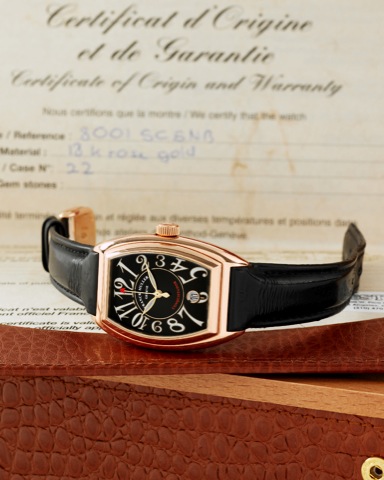 FRANCK MULLER ROSE GOLD CONQUI STAD OR.Franck Muller, Gen