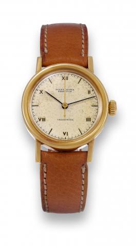 Rolex Empire.Rolex, Oyster Perpetual Chronometer - Empire, case.No. 45518, Ref. 3548. Made in 1944..Fine and rare, center-seconds, self-winding, water-resistant.18K yellow gold wristwatch.