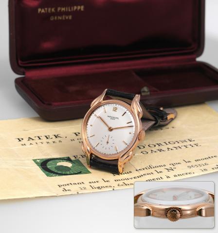 Patek Philippe Ref. 2431 - Pink Gold Flame Lugs.Philippe, Gen