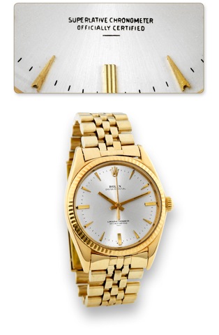 Rolex - Ref. 1013 - Yellow Gold - Oyster.Perpetual.Rolex, Oyster Perpetual, Superlative Chronometer, Officially.Certified, case No. 952437, Ref. 1013. Made circa 1960..Fine and rare, center seconds, self-winding, water-resistant.18K yellow gold wristwatch