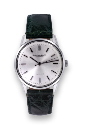 International Watch Co., (IWC), Schaffhausen.Automatic, movement No. 1834003, case.No. 1844503, Ref. 610 A. Made in the 1960s..Very fine, self-winding (Pellaton system), center seconds.stainless steel wristwatch.To be sold without reserve
