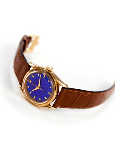 Rolex Ref. 6102 Blue Enamel Dial 