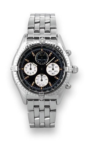 Breitling Cockpit.Limited Edition Japan.Breitling, 1884, Cockpit, No. 10-118/.250, Ref. A33012. Made in limited series.of 250 examples for the Japanese market.in the 1990s..Fine and rare, self-winding, water resistant.stainless steel wristwatch, round.but